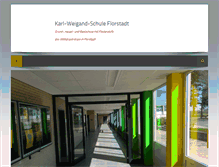 Tablet Screenshot of karl-weigand-schule.de